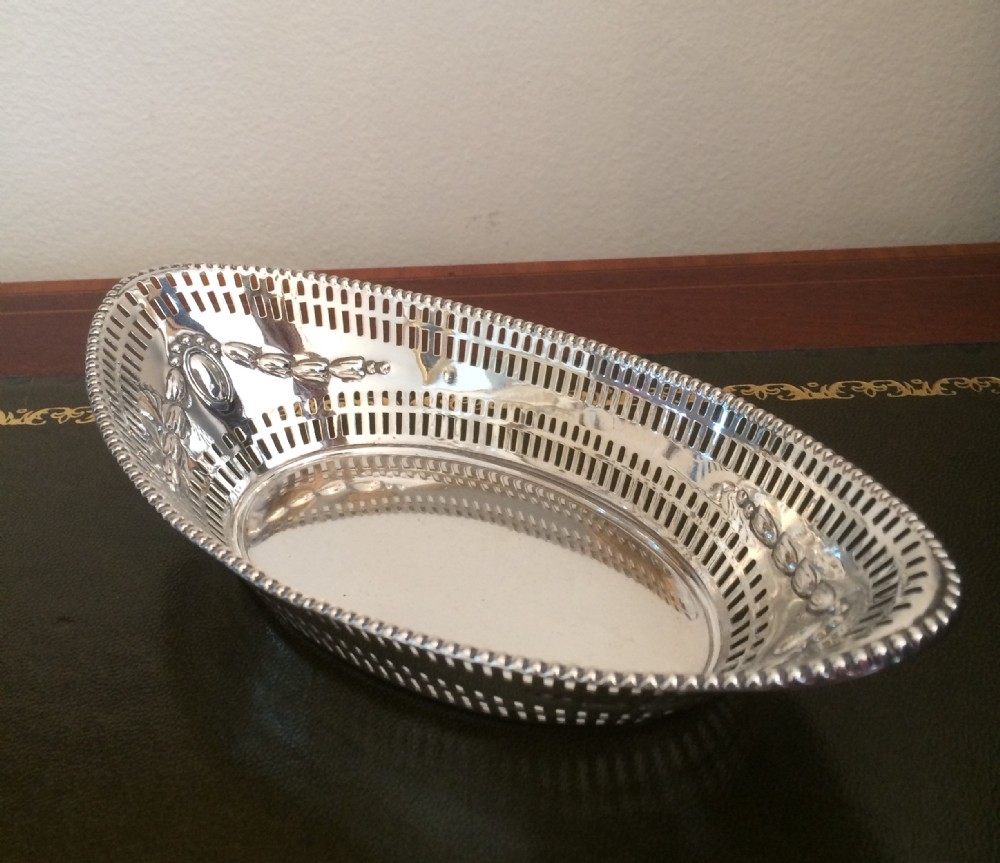 Edwardian Silver Bon Bon Basket 