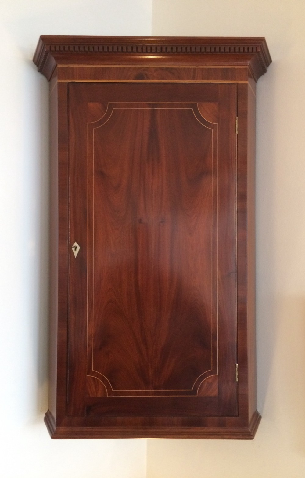 Mahogany Corner Cupboard