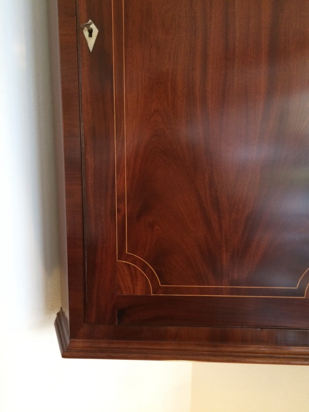 Mahogany Corner Cupboard View II