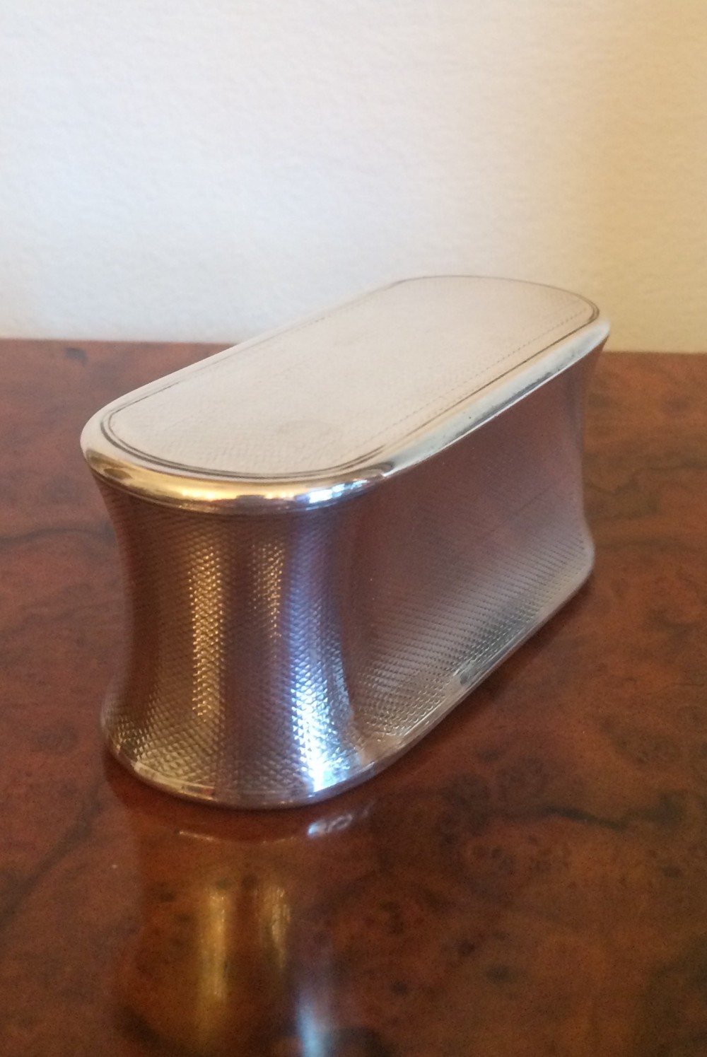 George III Silver Table Snuff Box by John Linnit & William Atkinson