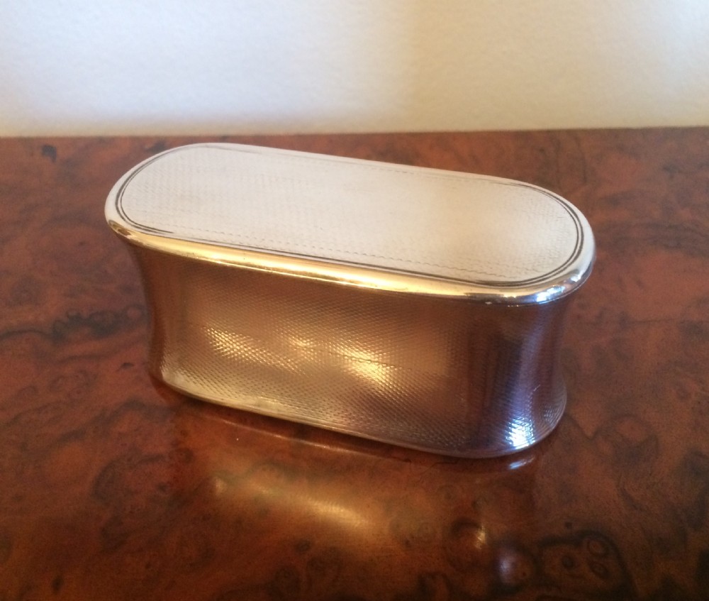 George III Silver Table Snuff Box by John Linnit & William Atkinson View III