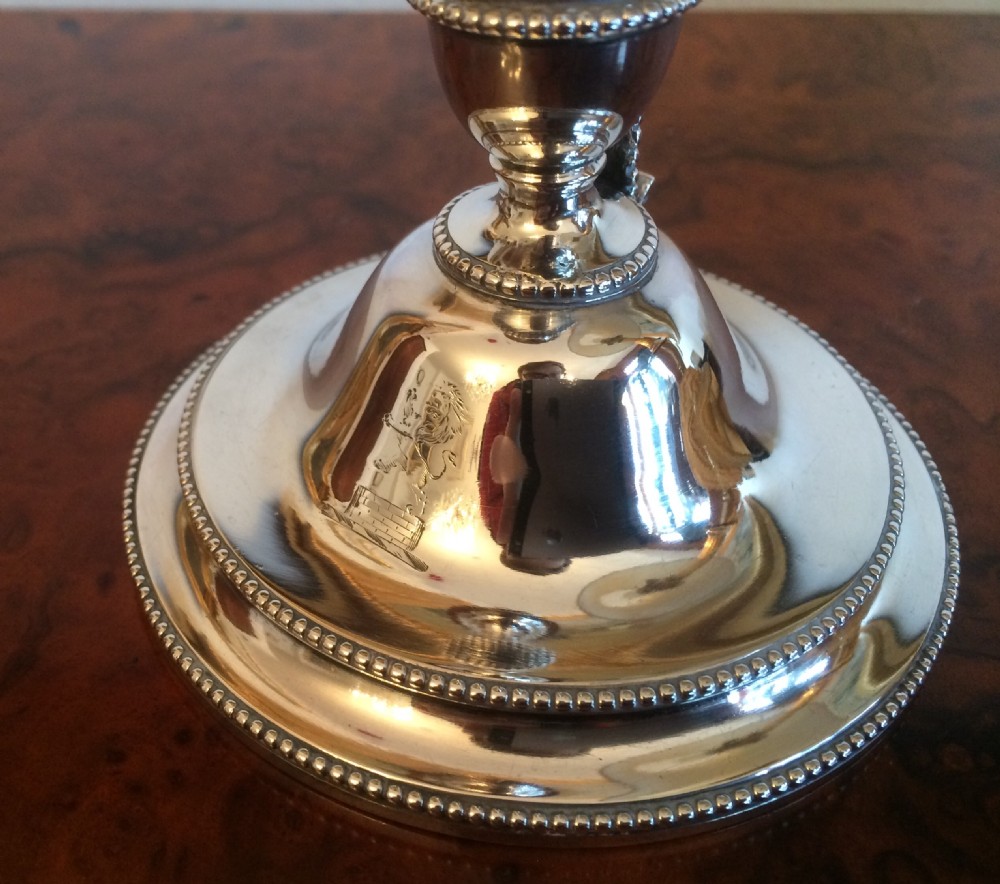 Victorian Silver Chamberstick, George Fox, 1863 View V