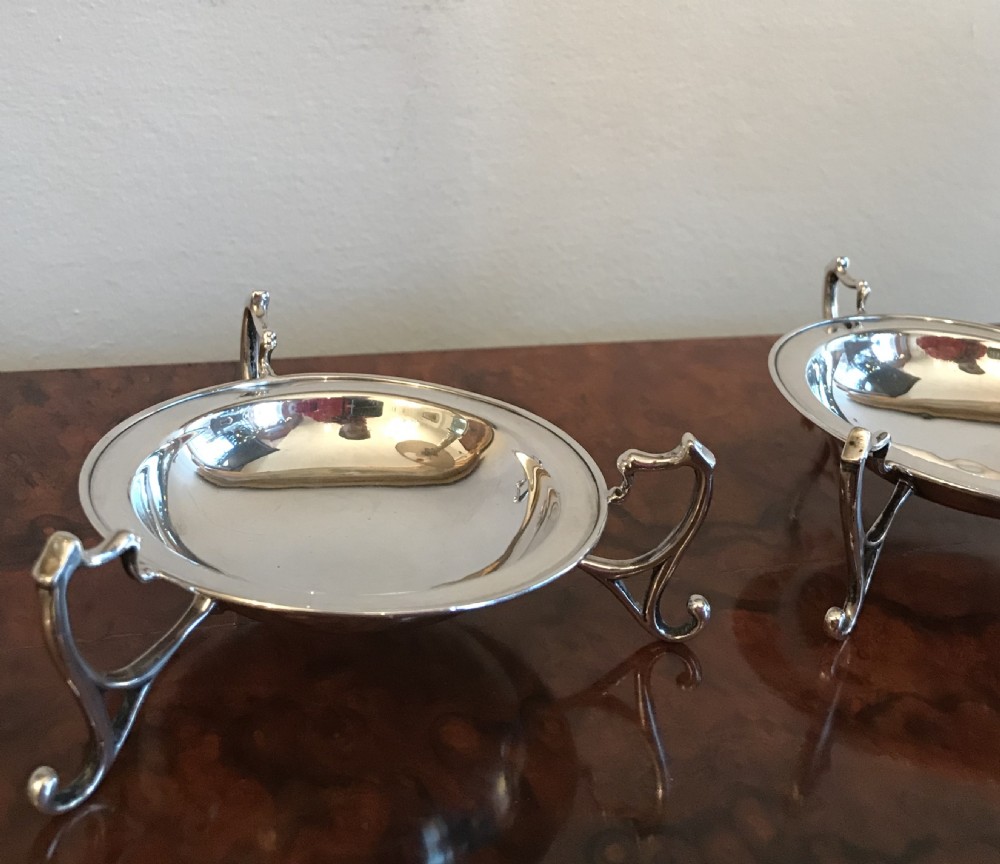 Super Pair Bon Bon Dishes by Walker & Hall, 1907 View II