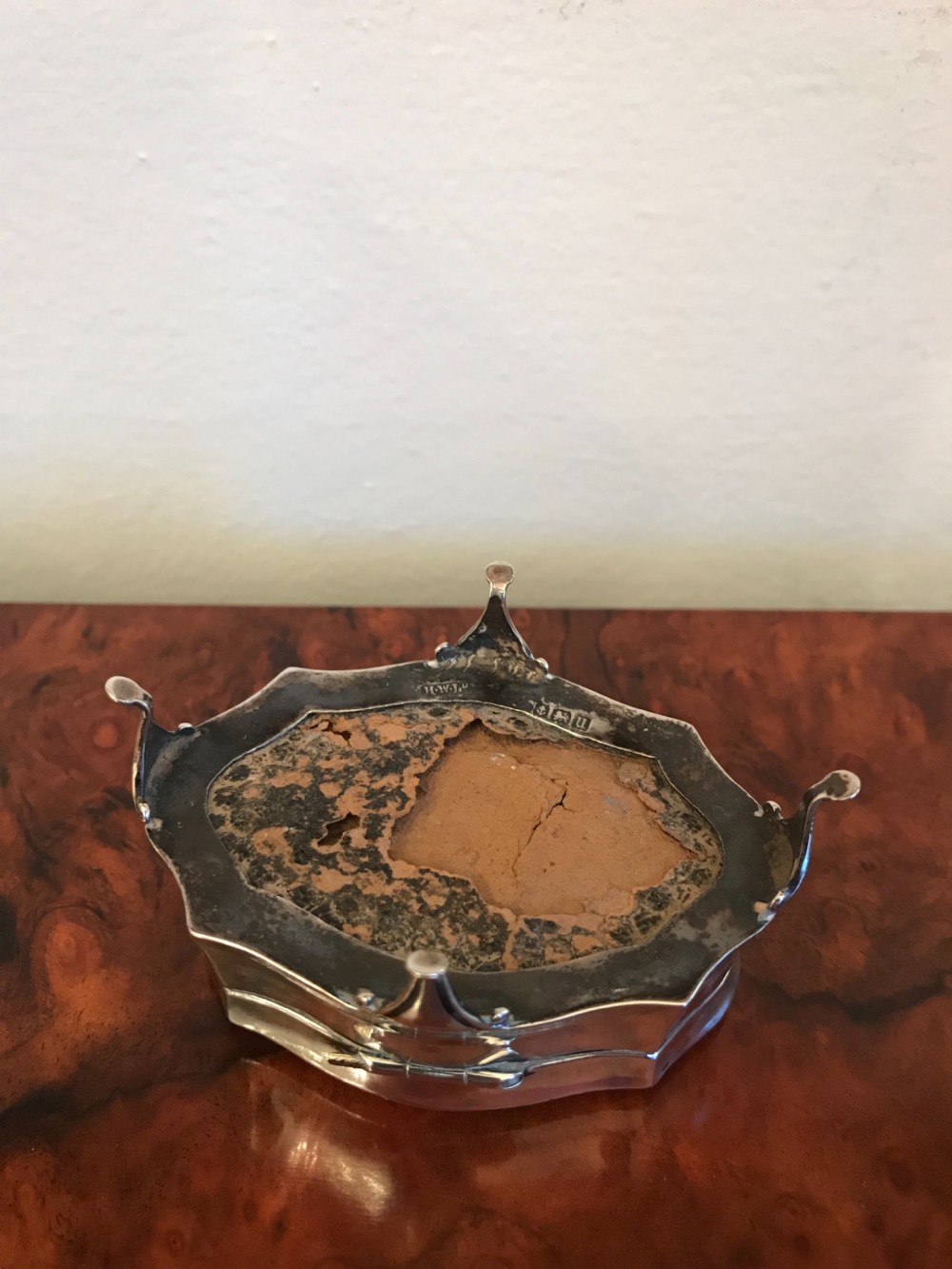 George V Silver Trinket Jewellery Box View IX