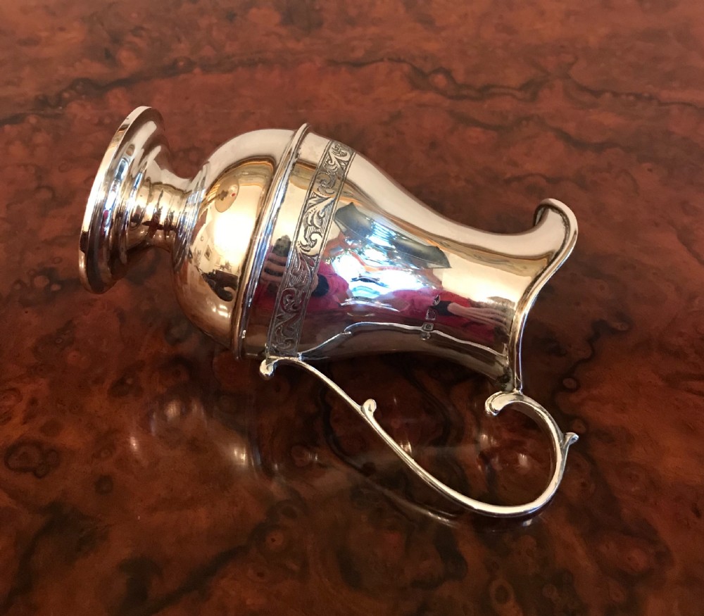 Silver Cream Jug, London 1926 View IV