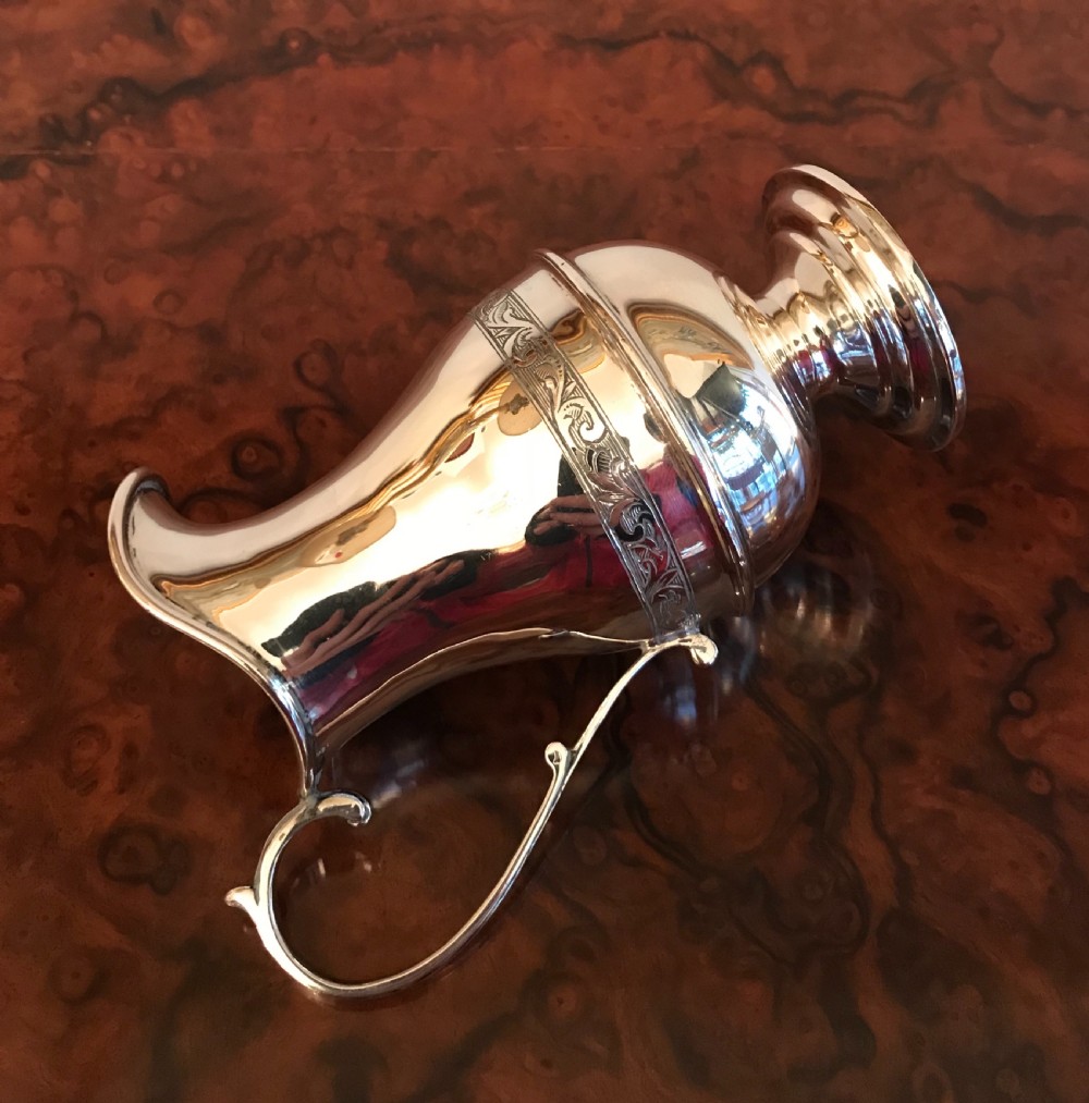 Silver Cream Jug, London 1926 View V