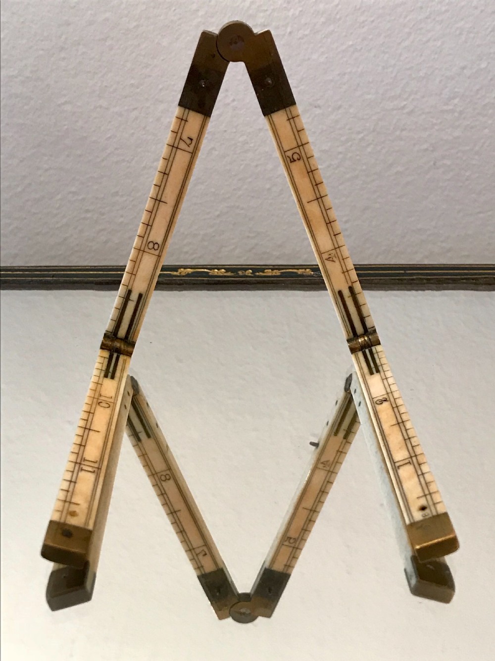 Ivory Folding Ruler by Rabone, Circa 1900