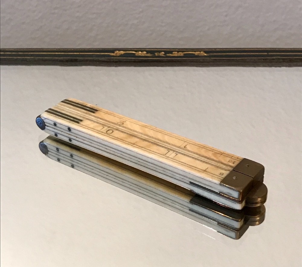 Ivory Folding Ruler by Rabone, Circa 1900 View IV