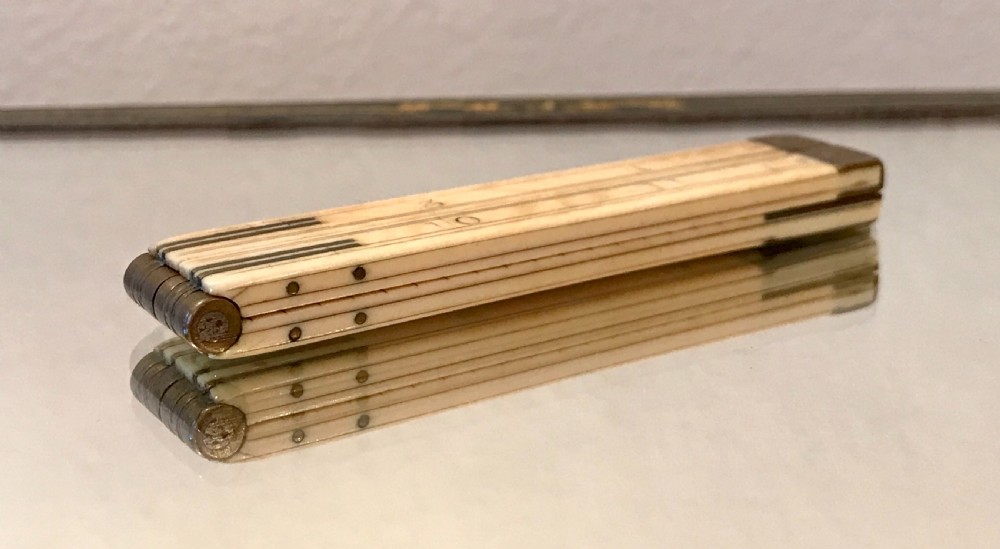 Ivory Folding Ruler by Rabone, Circa 1900 View V