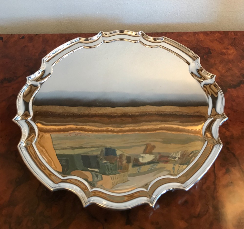 Quality George V Silver Salver View II