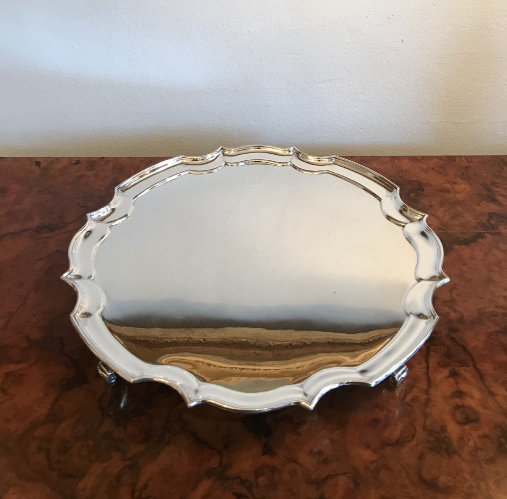 Quality George V Silver Salver View III