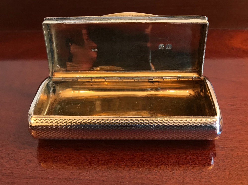Quality Georgian Silver Snuff Box, 1806 View II