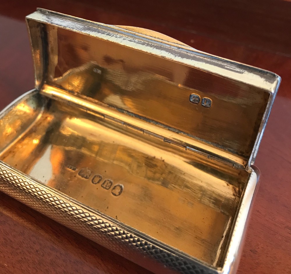 Quality Georgian Silver Snuff Box, 1806 View IV