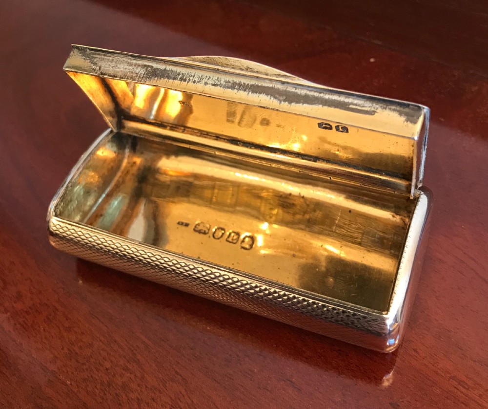 Quality Georgian Silver Snuff Box, 1806 View VII