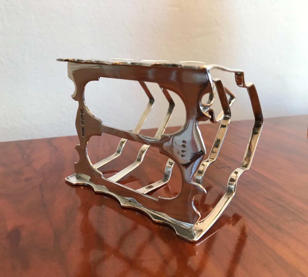 Lovely Edwardian Solid Silver Toast Rack  View VI