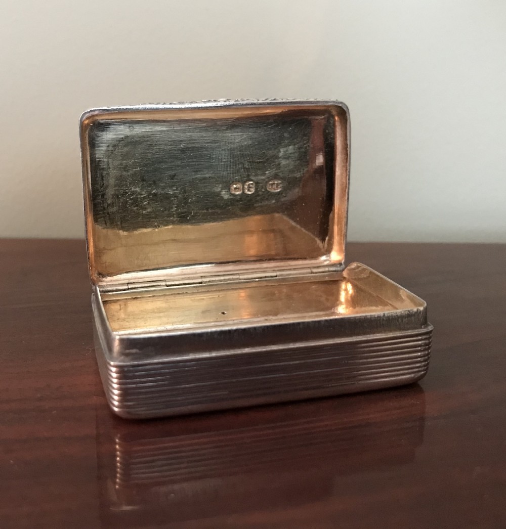 George III Silver Snuff Box, London 1781 View IV