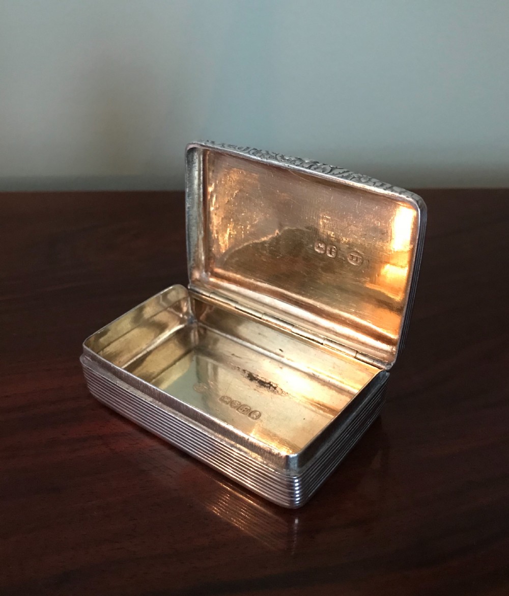 George III Silver Snuff Box, London 1781 View V