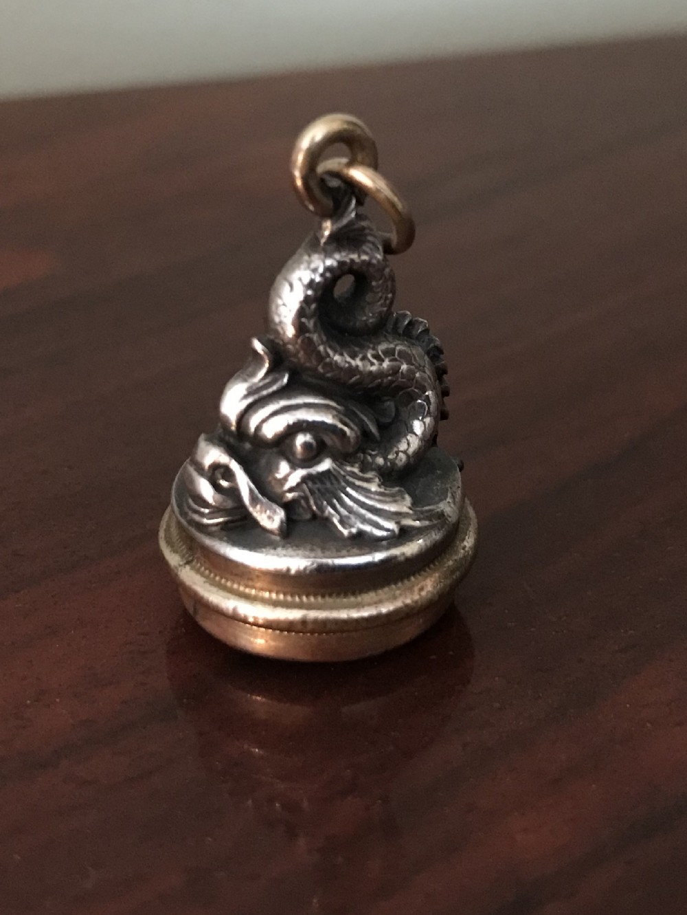 Rare Victorian Silver Gamblers Fob
