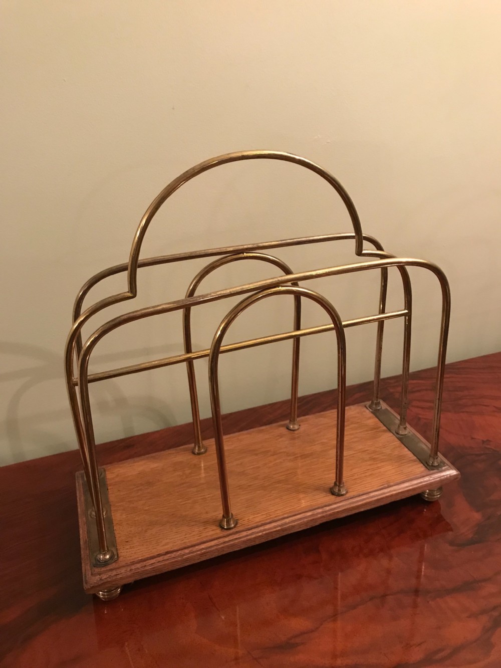 Good Edwardian Magazine Rack  View III