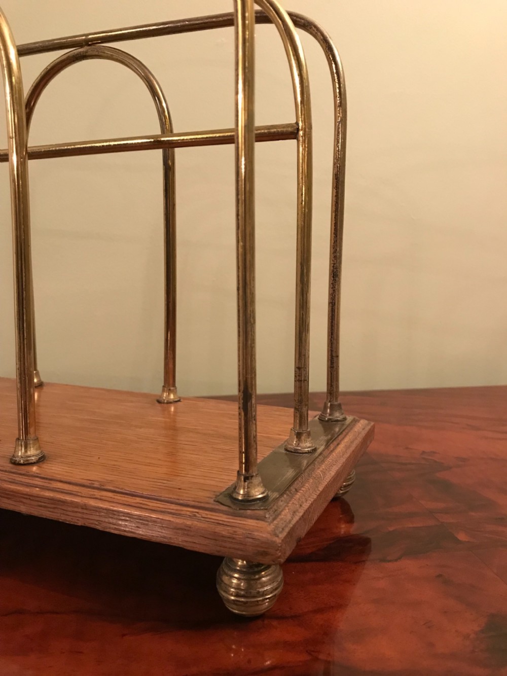 Good Edwardian Magazine Rack  View IV