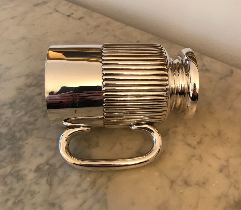 Large Victorian Silver Tankard, London 1891 View II