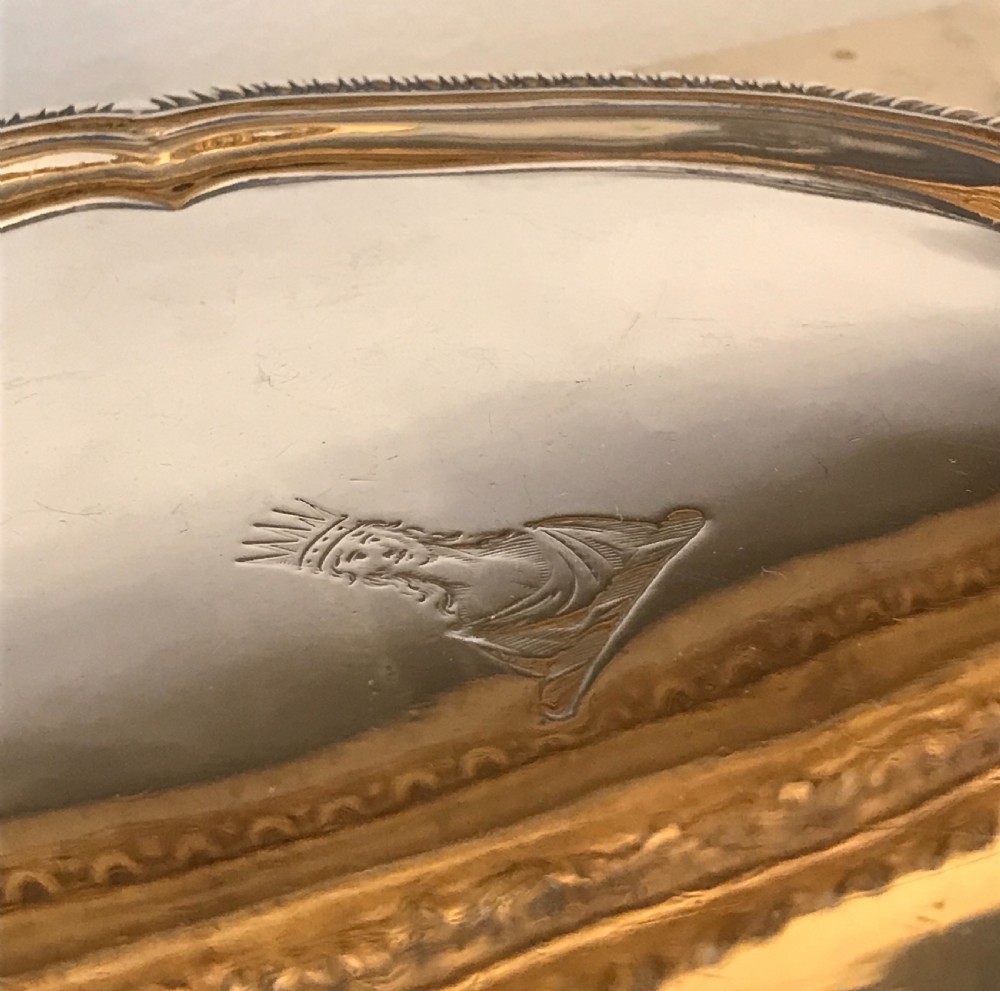 George III silver salver  View V