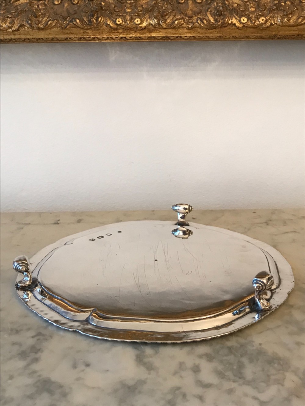 George III silver salver  View IX