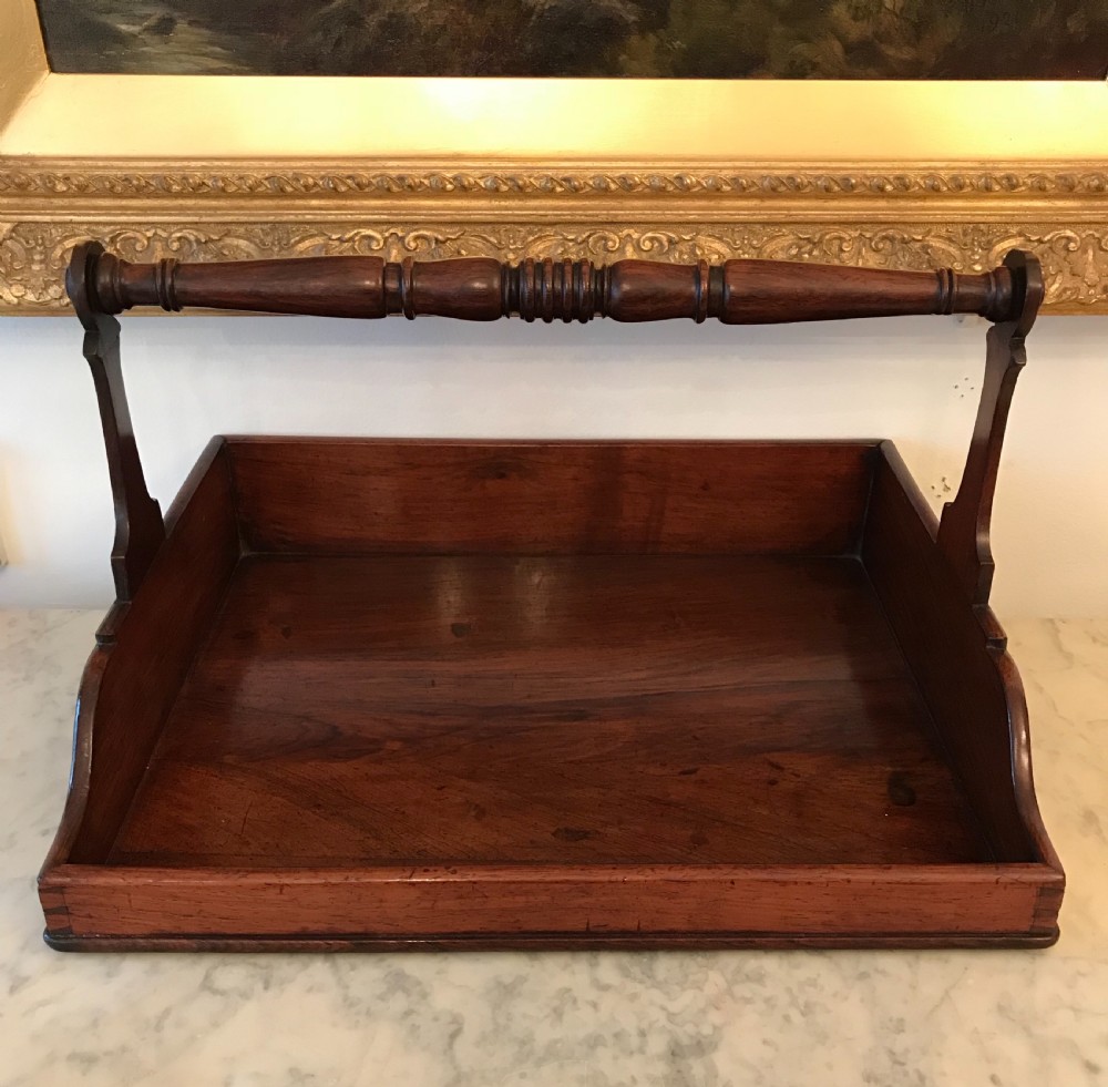 Quality Regency Rosewood & Mahogany Tray View II