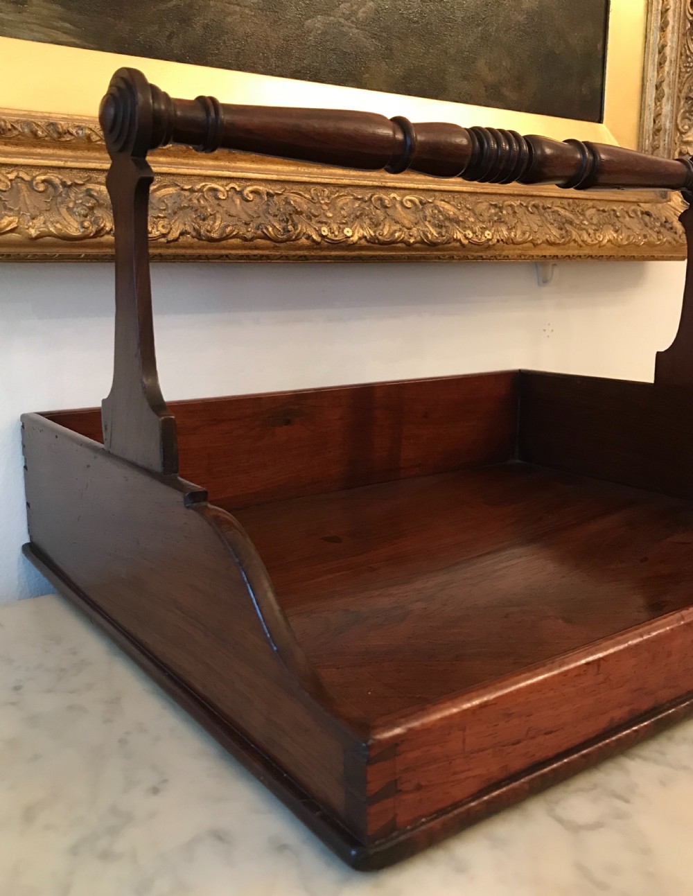 Quality Regency Rosewood & Mahogany Tray View III