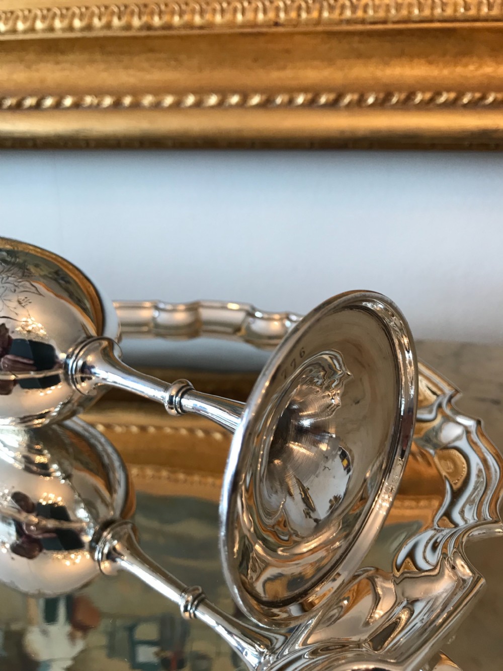 Victorian Silver Goblet, London 1875 View VI