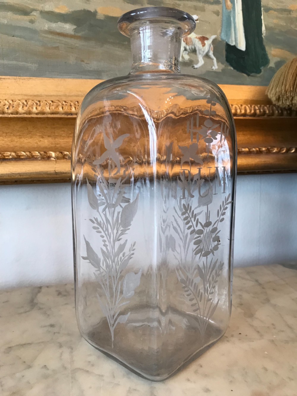 18th Century Rum Decanter  View II