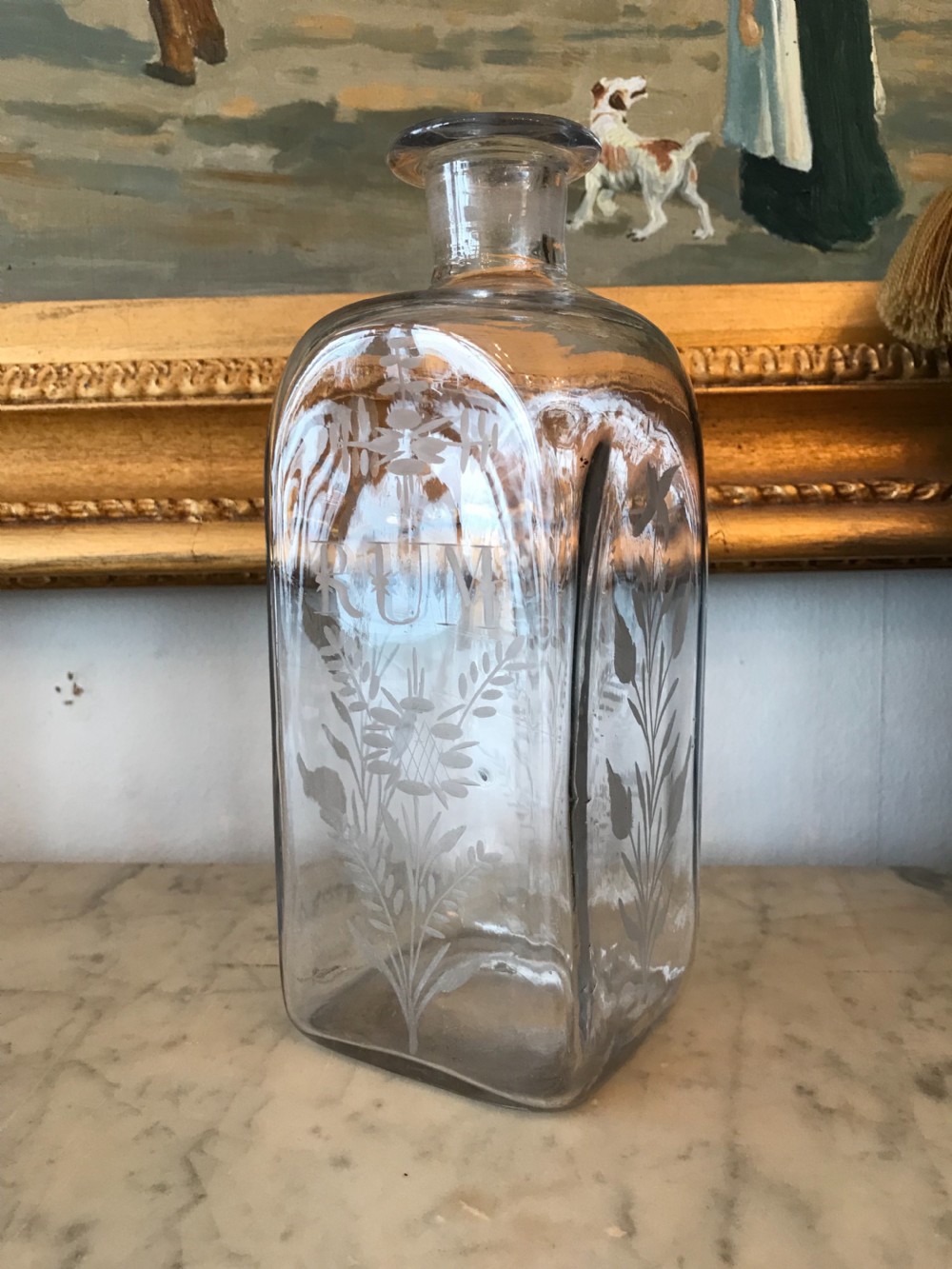 18th Century Rum Decanter  View V