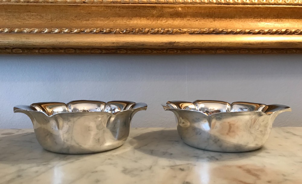 Pair of Edwardian Silver Bon Bon Dishes View IV