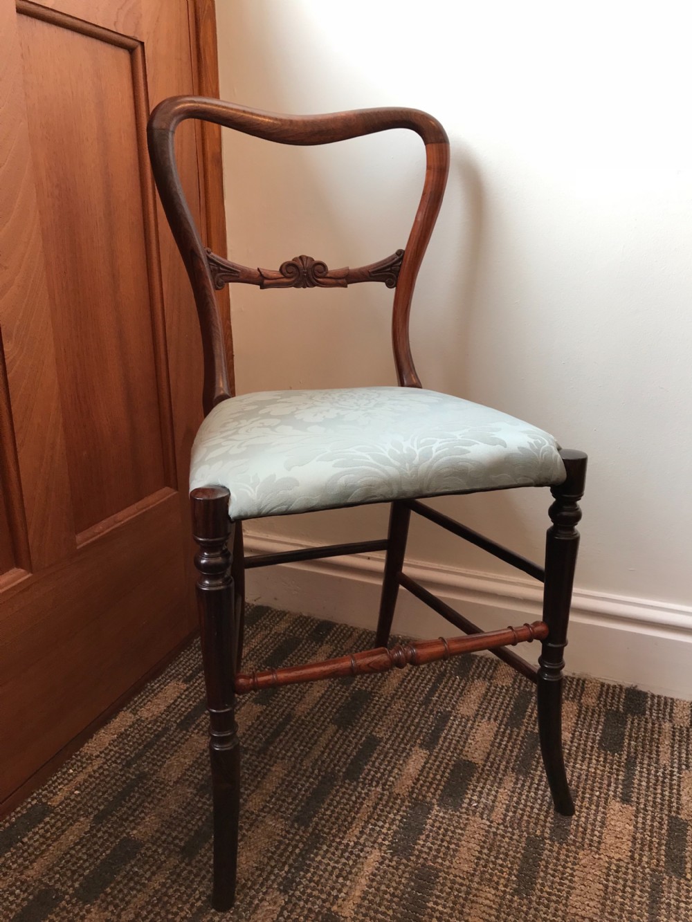 Beautiful Victorian Rosewood Child Bedroom Chair