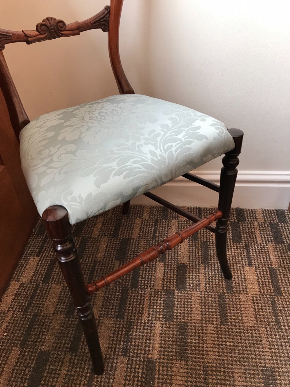 Beautiful Victorian Rosewood Child Bedroom Chair View III