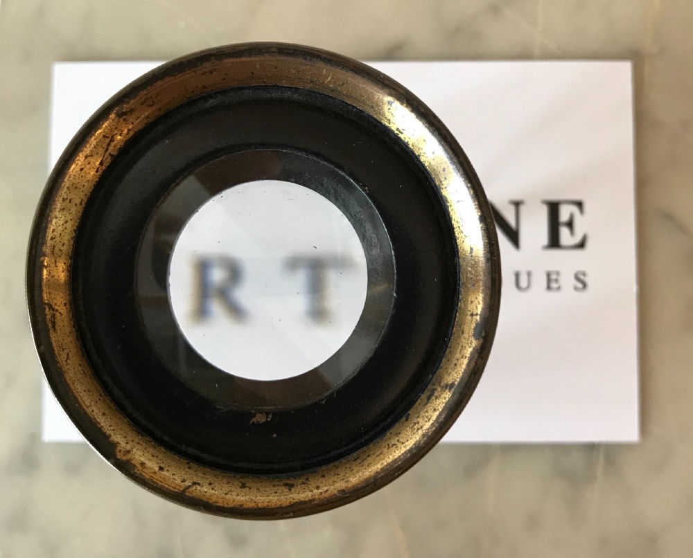Victorian Brass Map Magnifier  View II