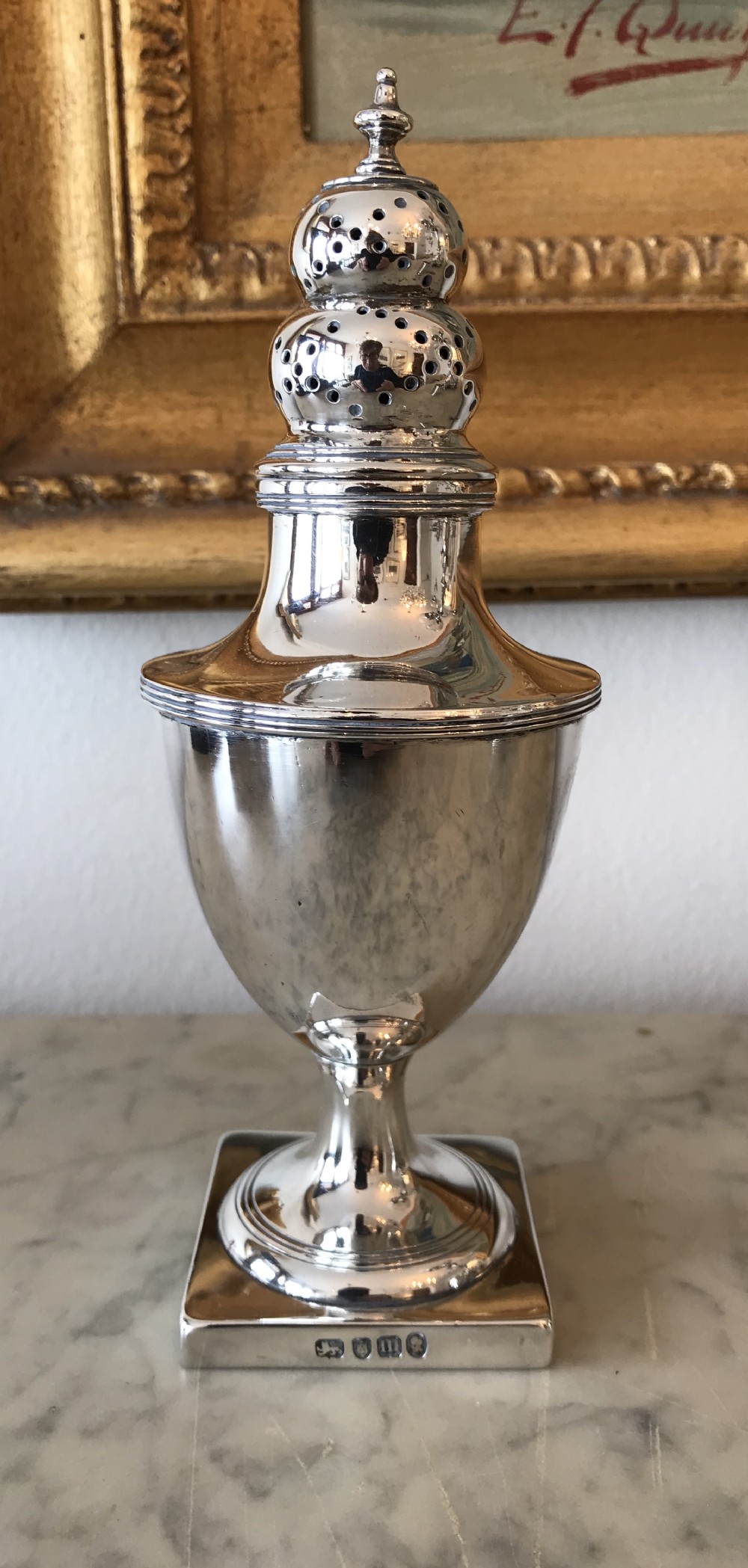 Quality George III Silver Spice Caster, hallmarked London 1787 
