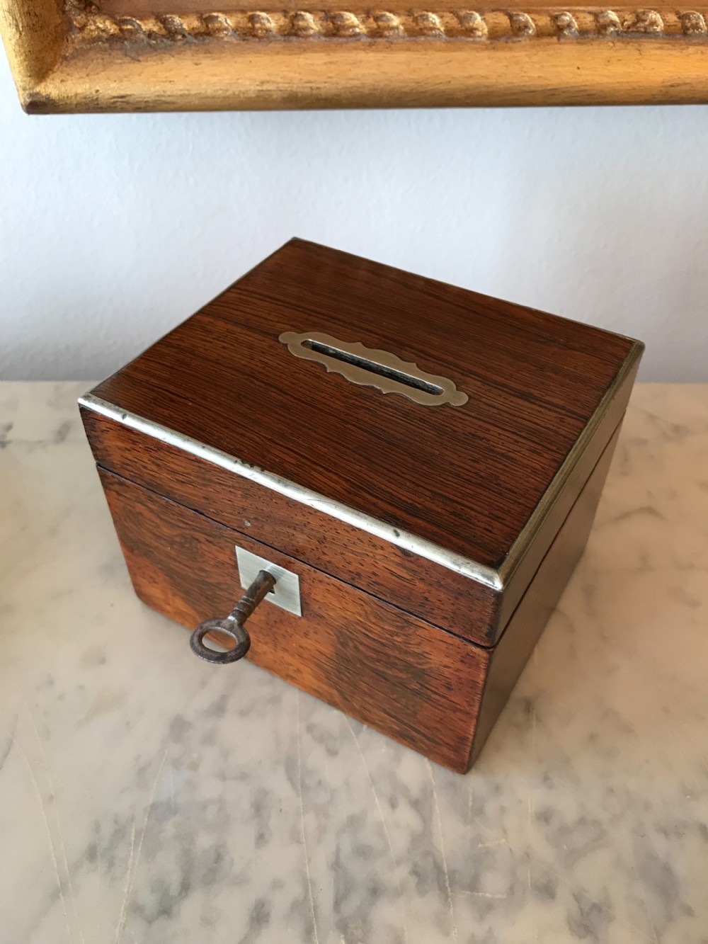 Georgian Rosewood Money Box View II