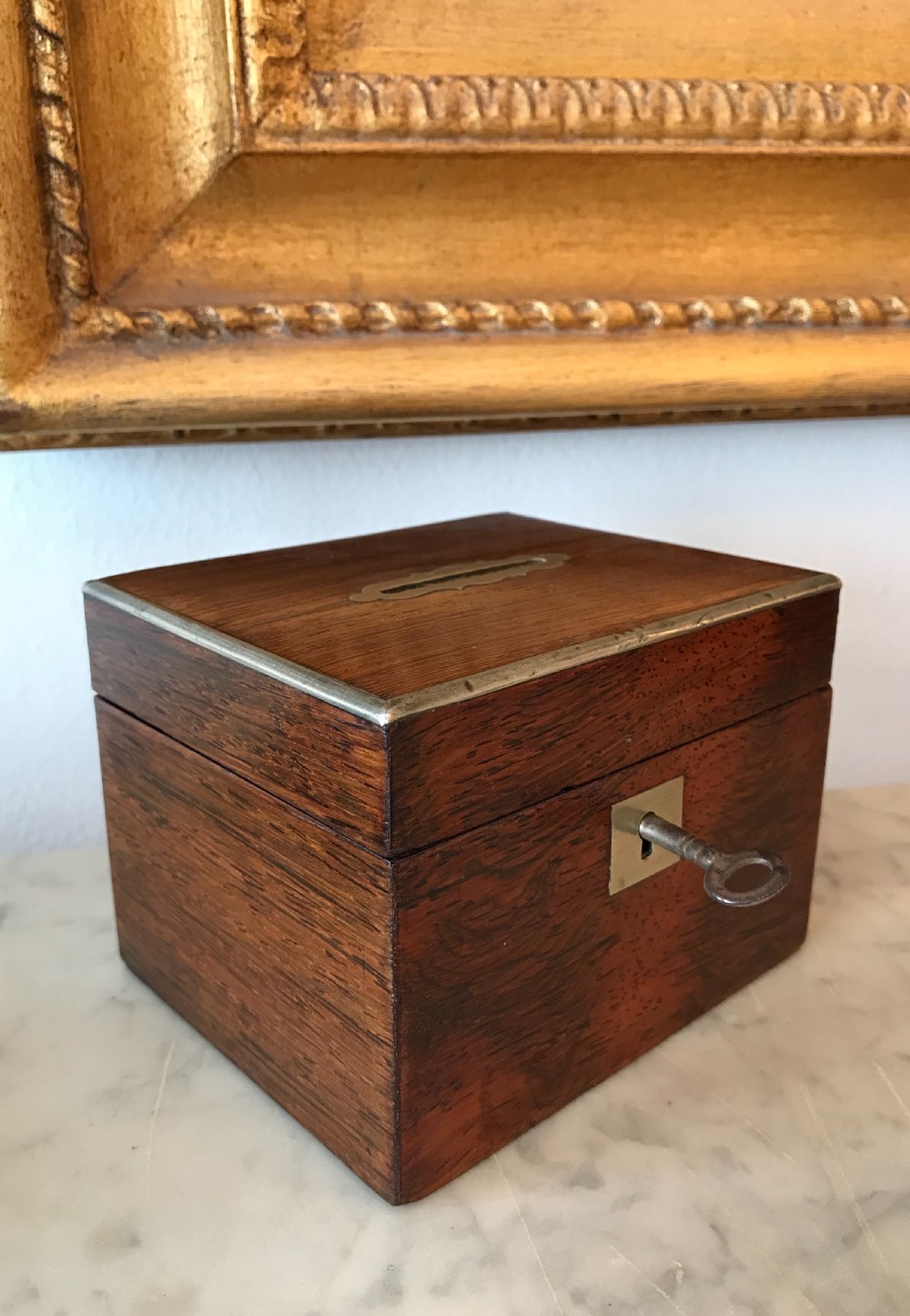 Georgian Rosewood Money Box View VIII
