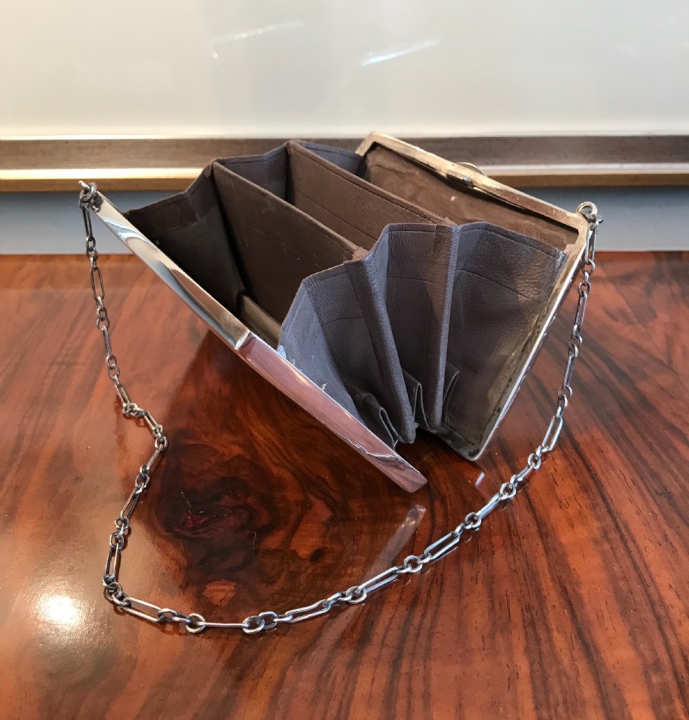 George V Silver Ladies Evening Purse View VI