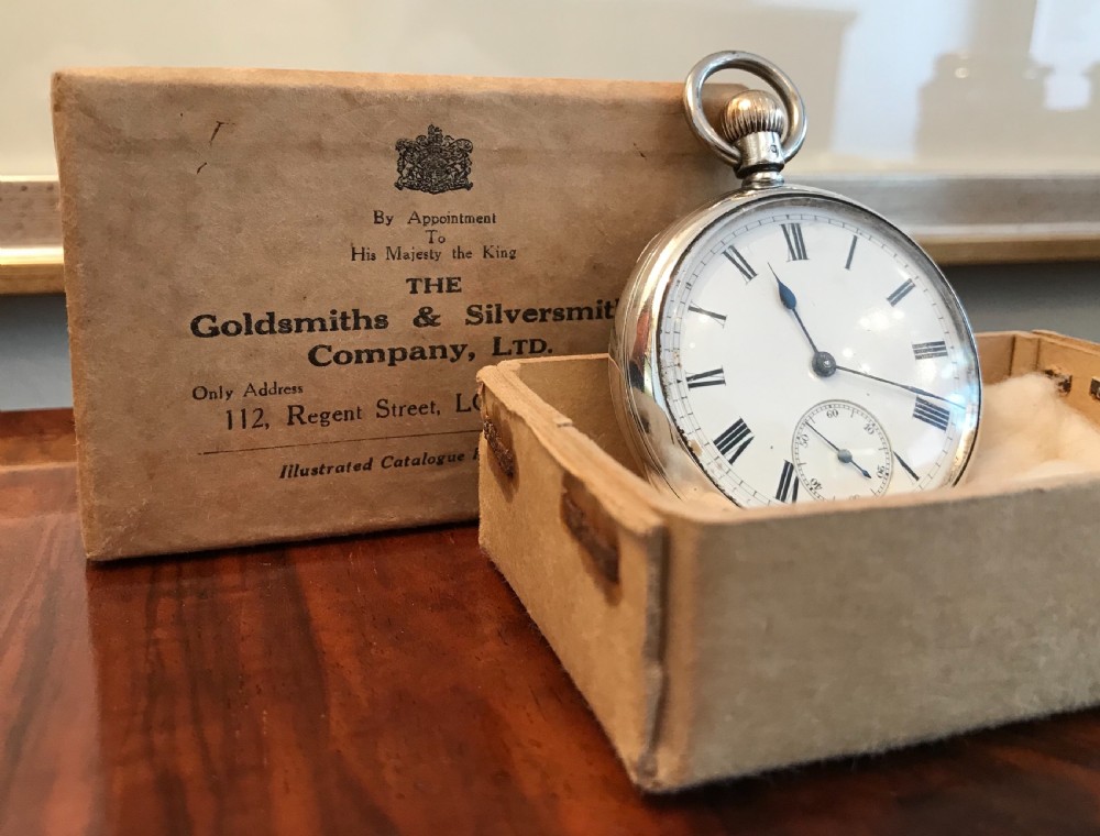 Victorian Silver Pocket Watch, Chester 1899 View II