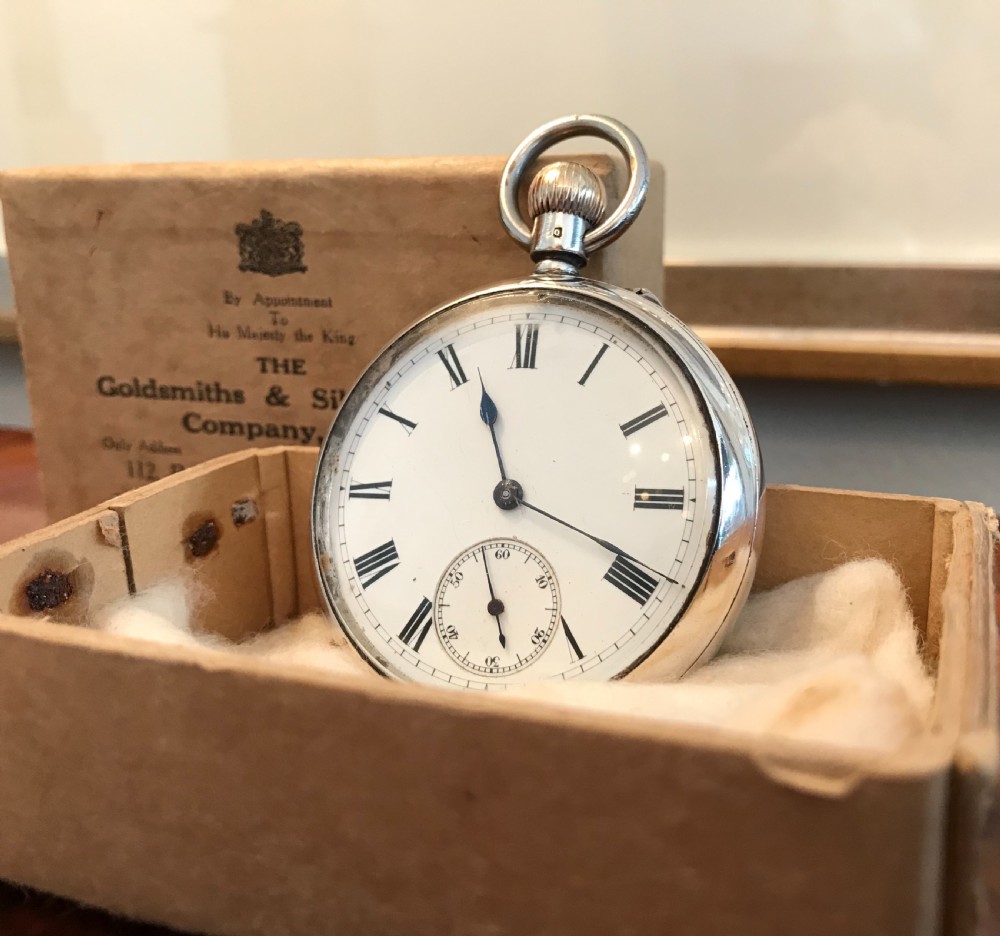 Victorian Silver Pocket Watch, Chester 1899 View IV