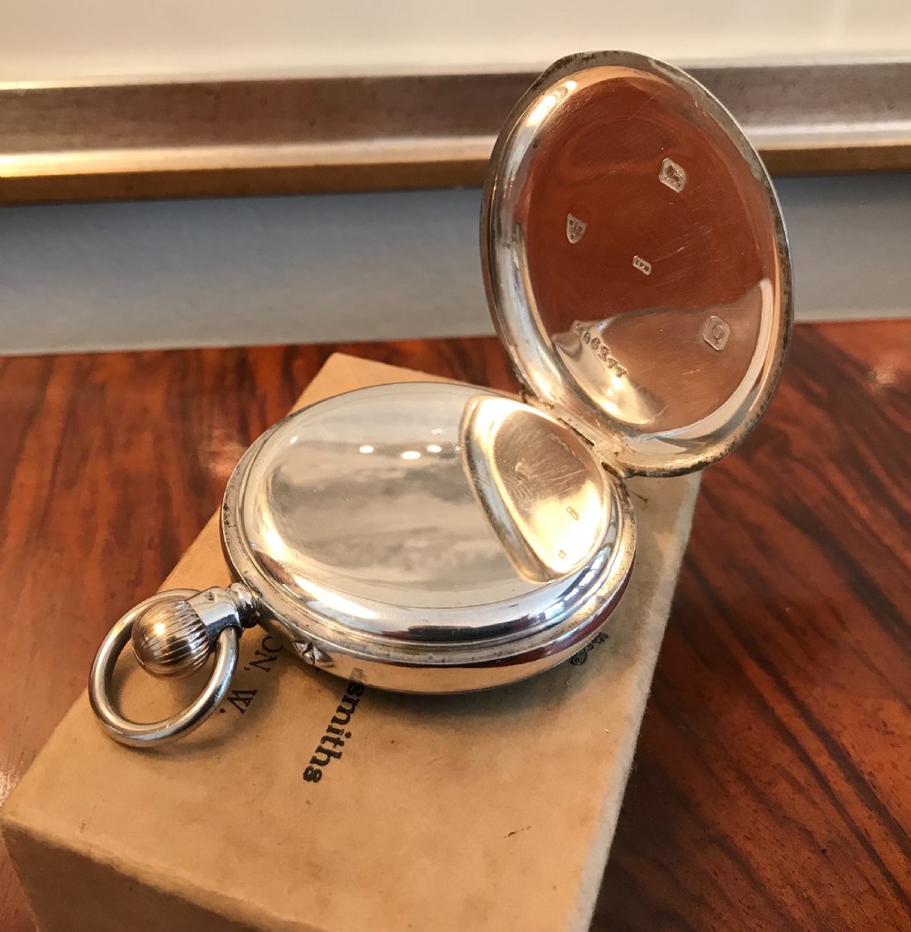 Victorian Silver Pocket Watch, Chester 1899 View IX