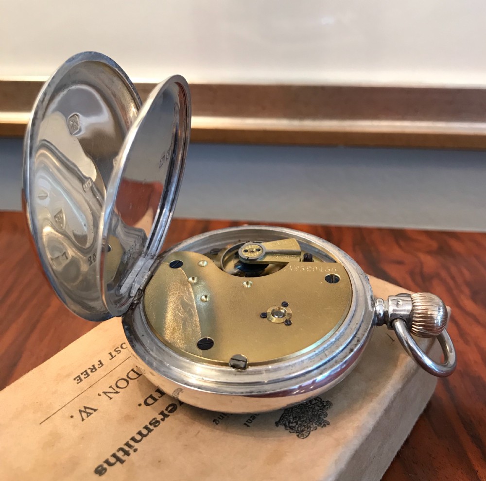 Victorian Silver Pocket Watch, Chester 1899 View X