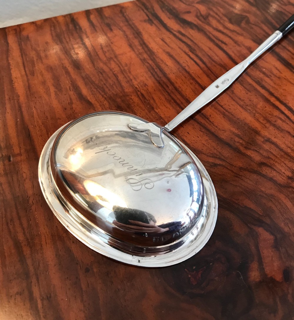 George IV silver toddy ladle by William Bateman  View VI