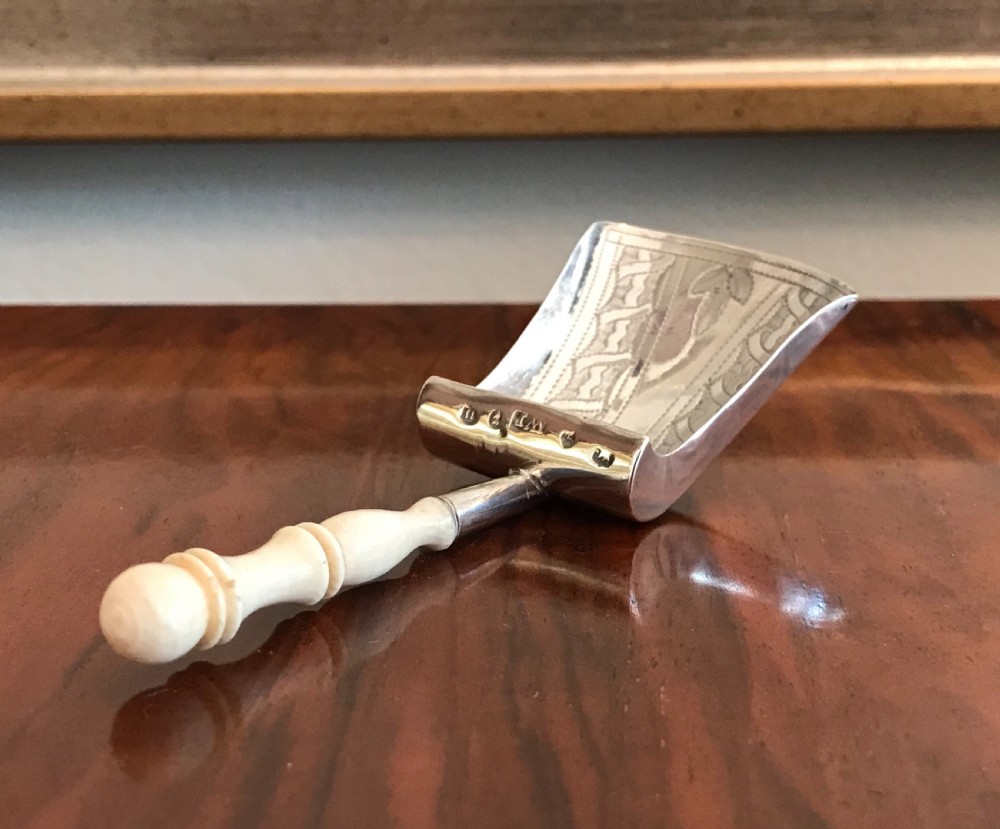 George III Silver Caddy Spoon