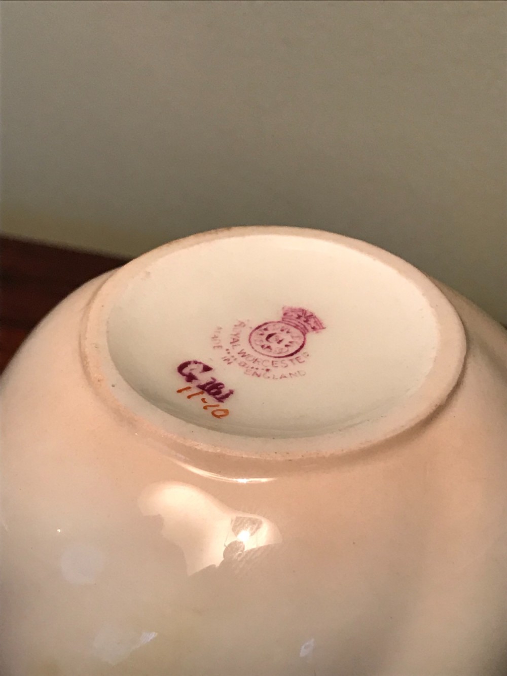 Royal Worcester Hand Painted Vase, 1940 View VII