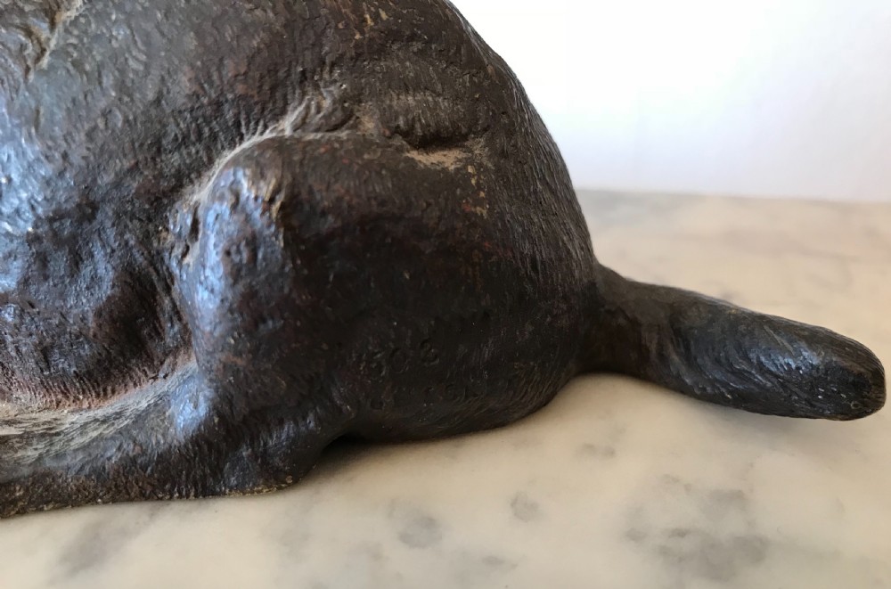 Franz Bergman Cold Painted Bronze of a Dog View VIII