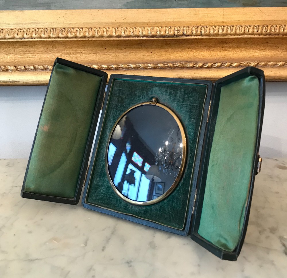 Victorian Gilt Metal Frame in Original Box