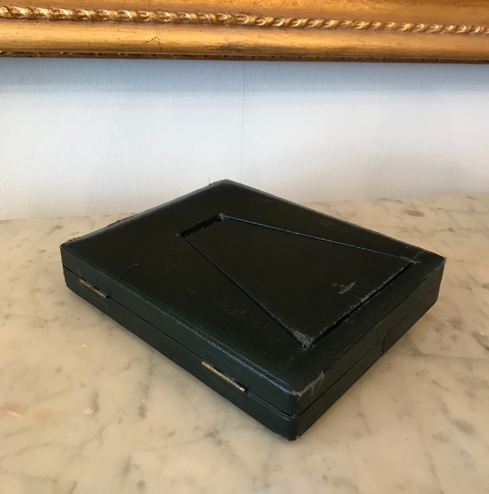 Victorian Gilt Metal Frame in Original Box View VIII